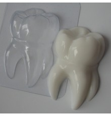 Зубик, форма для мыла пластиковая