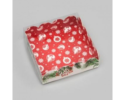 Коробка "Сундучок с подарками", 9 х 9 х 3 см, 1 шт
