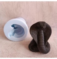 Змея Кобра 3D, форма силиконовая 