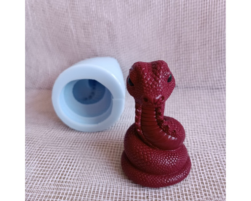 Змея Лея 3D, форма силиконовая 