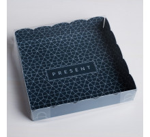 Коробка "Present" 15*15*3 см
