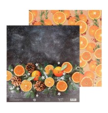 Бумага для скрапбукинга "Апельсинки" , 1 лист