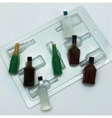 Бутылки мини ЕХ, 1 шт, форма пластиковая