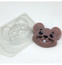 Мышь / Мультяшная голова EX, 1 шт, форма пластиковая