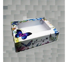 Коробка №54 "Бабочка 3" размер 20х12х4см, 10 шт