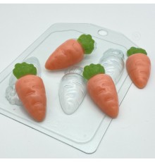 Морковка мультяшная мини ЕХ, 1 шт, форма пластиковая