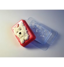 Болонка МФ, 1шт, форма для мыла пластиковая