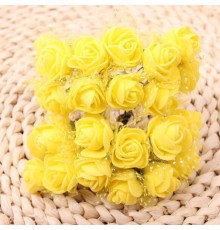 Розы из флоумерана желтые