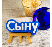 Сыну (надпись) ТД, 1 шт, форма пластик