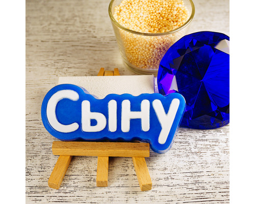 Сыну (надпись) ТД, 1 шт, форма пластик
