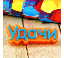 Удачи (надпись) ТД, 1 шт, форма пластиковая