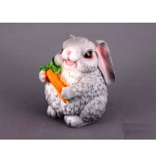 Заяц с морковкой 3D, форма силиконовая
