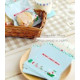 Пакет с липкой лентой "Merry christmas" 10*10+3 см, 50шт