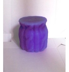 Цилиндр вязанный 3D, форма силиконовая