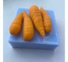 Морковки 3D, форма силиконовая