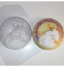 Единорог МФ, 1 шт,  форма для мыла пластиковая