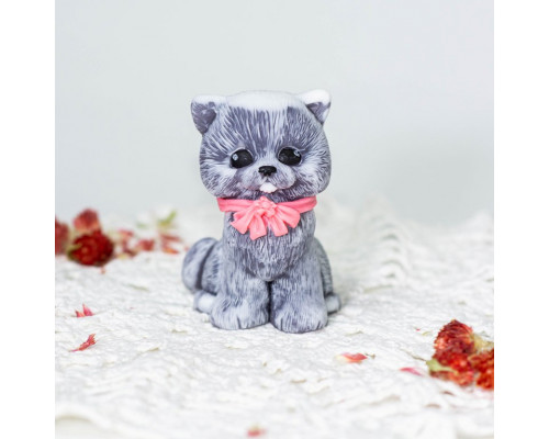 Кот Тимоша 3D, форма силиконовая
