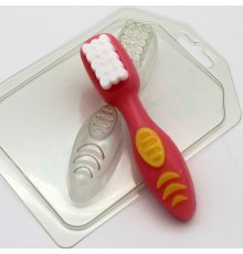 Зубная щетка, 1 шт, форма пластиковая
