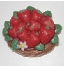 Корзинка клубники, форма пластиковая