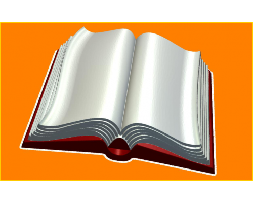Книга под картинку БП, 1 шт, форма пластиковая
